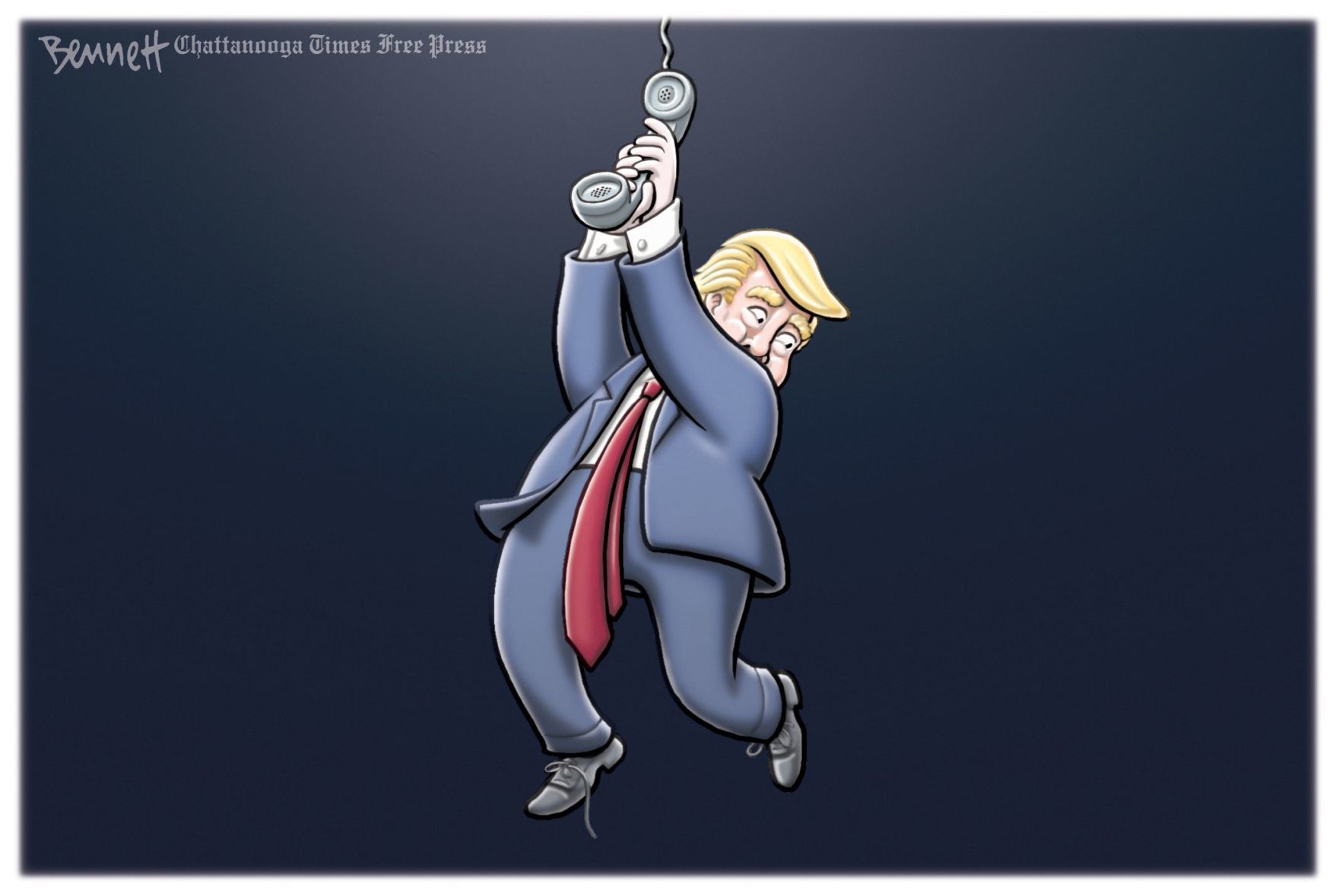 Bennett editorial cartoon